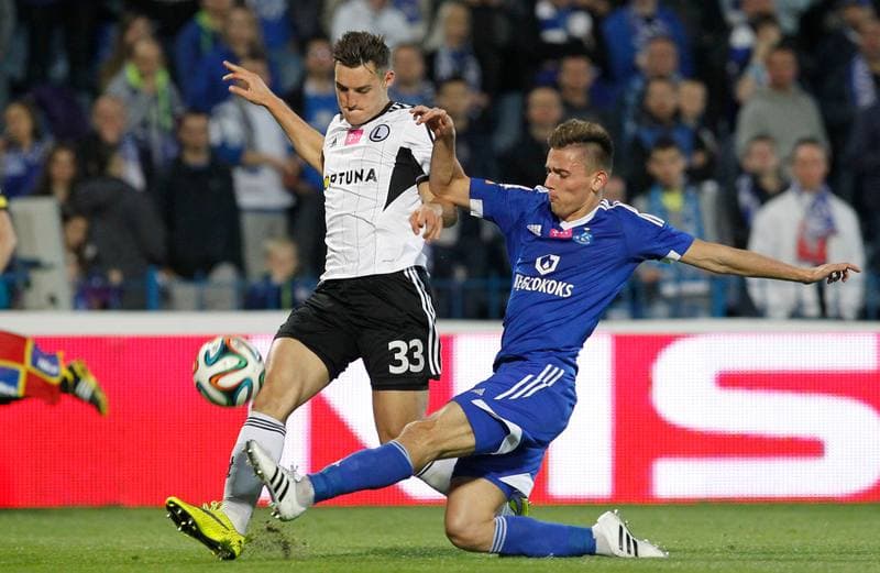 Football. T-Mobile Ekstraklasa. Ruch Chorzow - Legia Warsaw. 24.04.2015