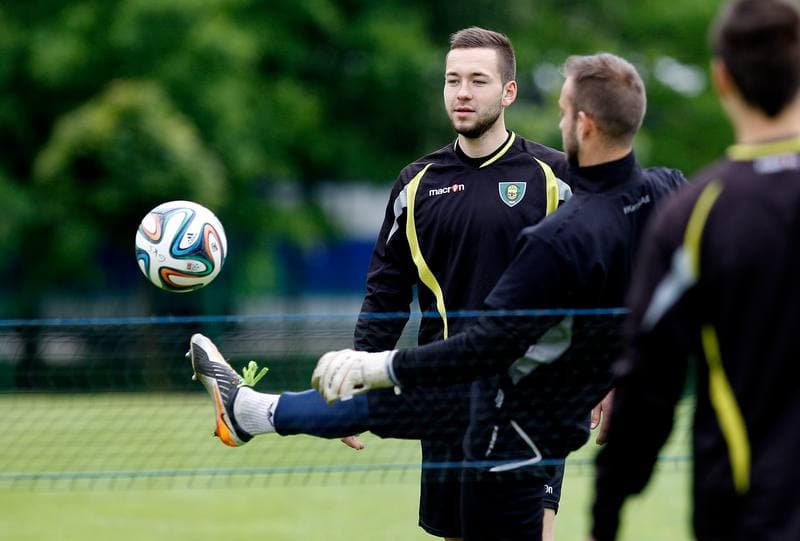 Football. GKS Katowice. Training. 28.05.2015