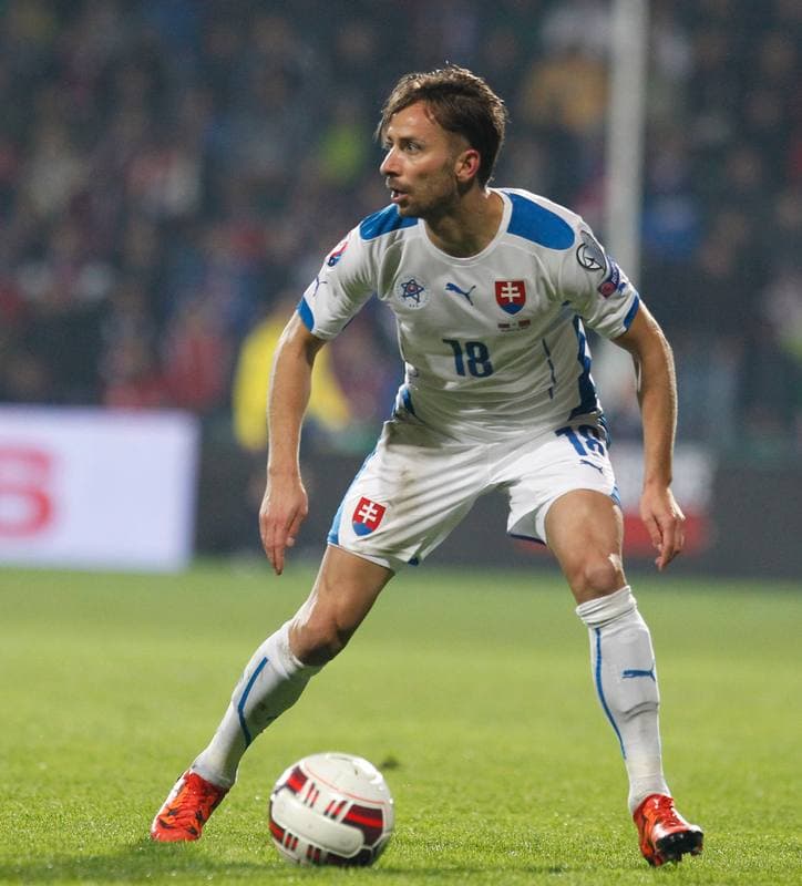Football. UEFA Euro Qualifiers. Slovakia - Belarus. 09.10.2015