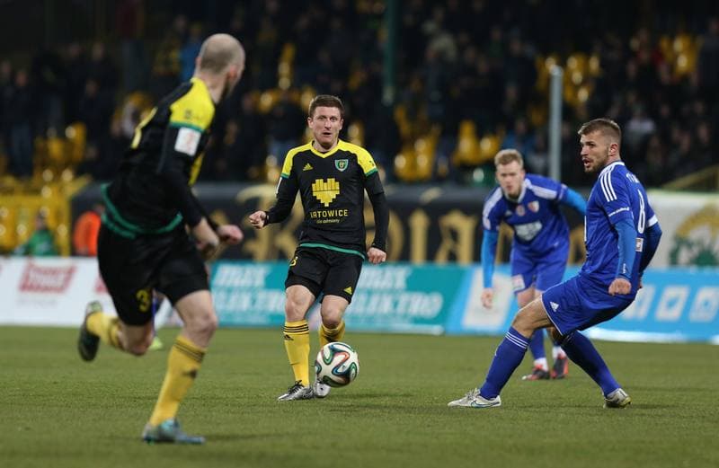 Football. I Liga. GKS Katowice - Pogon Siedlce. 19.03.2016