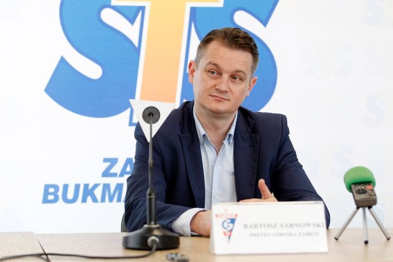 Football. Gornik Zabrze. Press Conference. 28.07.2016
