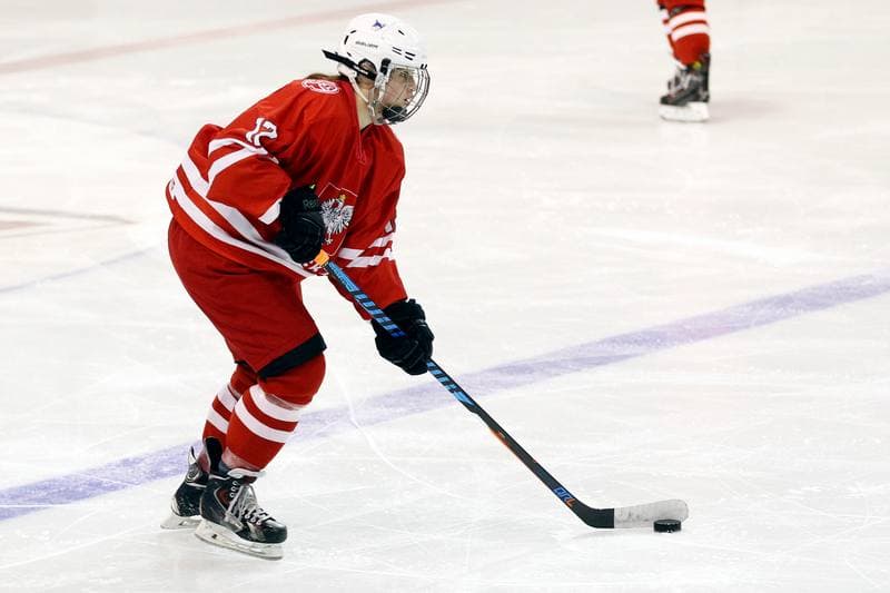 Ice Hockey. Women's Friendly Match. Poland - Ontario. 04.04.2017