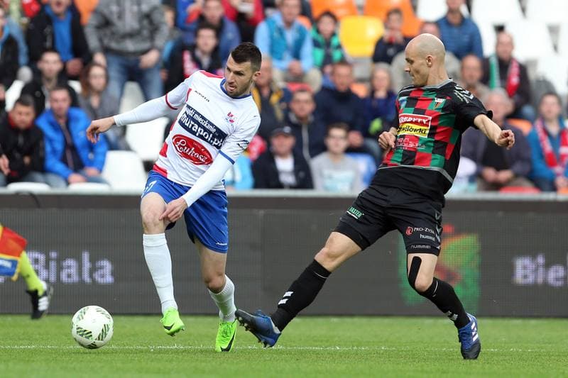 Football. Nice I Liga. Podbeskidzie Bielsko-Biala - GKS Tychy. 13.05.2017