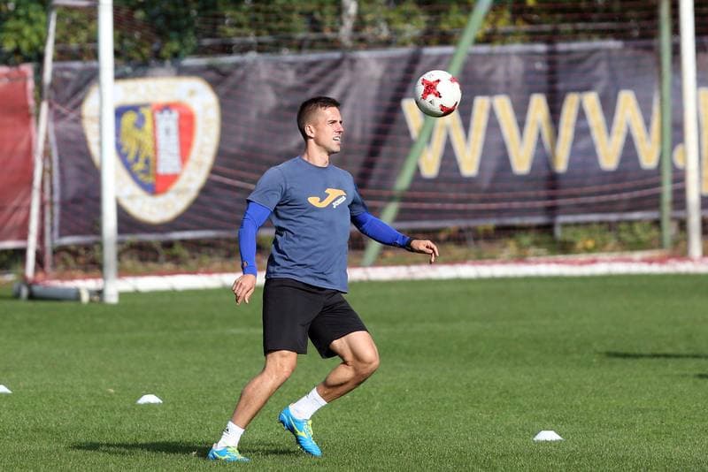 Football. Piast Gliwice. Training. 18.10.2017