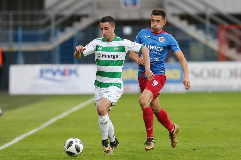 Football. Lotto Ekstraklasa. Piast Gliwice - Lechia Gdansk. 08.05.2018