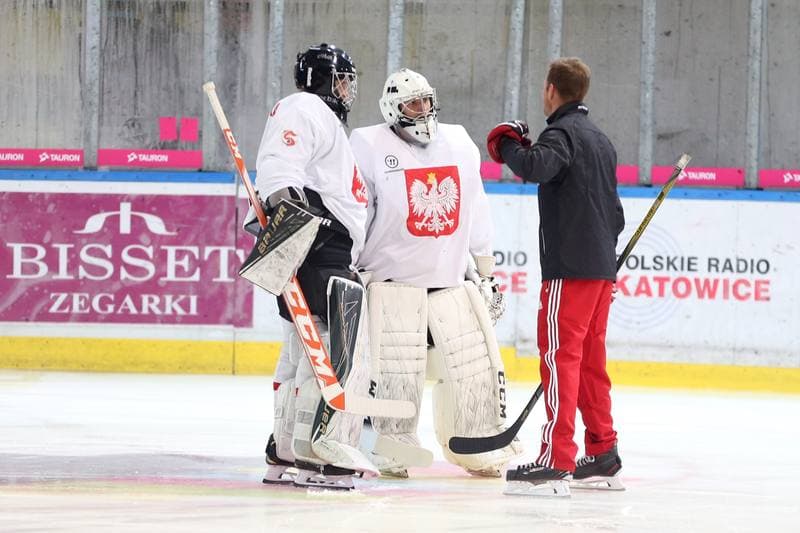 Ice Hockey. Poland national team. Training. 20.08.2018