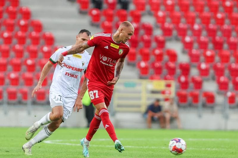 Football. Fortuna I Liga. GKS Tychy - Miedz Legnica. 25.08.2023