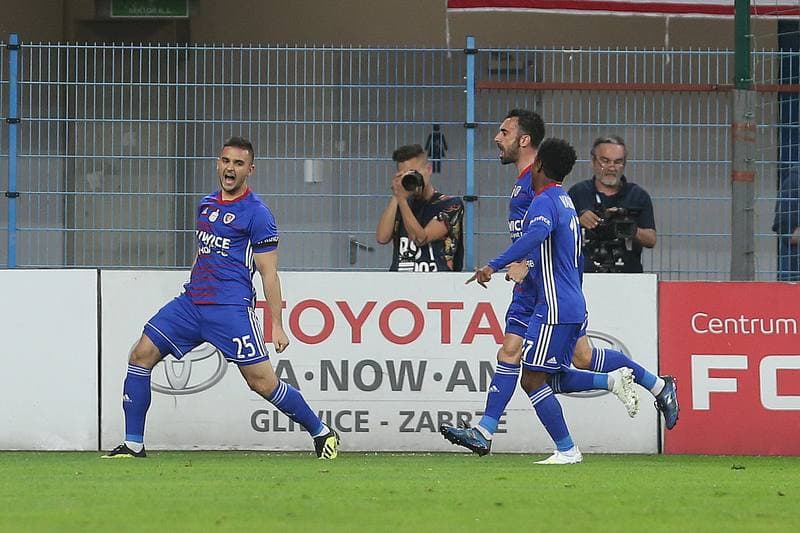 Football. Lotto Ekstraklasa. Piast Gliwice - Cracovia Krakow. 26.04.2019