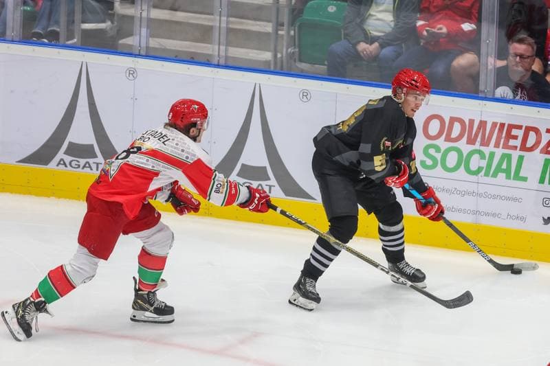 Ice Hockey. Tauron Hokej Liga. Zaglebie Sosnowiec - Comarch Cracovia. 10.09.2023