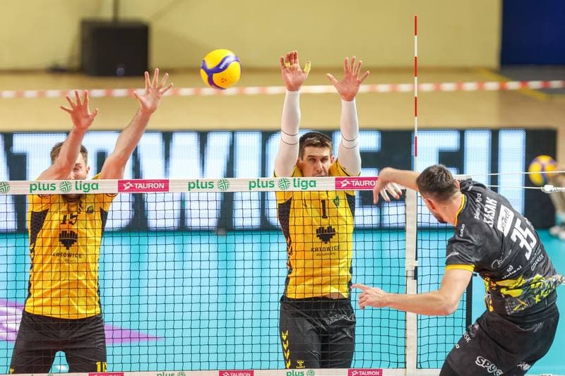 Volleyball. PlusLiga. GKS Katowice - Trefl Gdansk. 22.10.2023