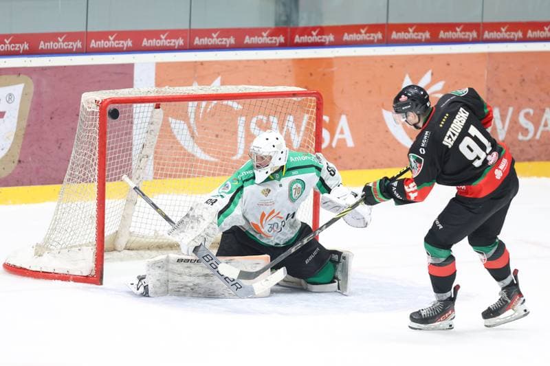 Ice Hockey. Tauron Hokej Liga. JKH GKS Jastrzebie - GKS Tychy. 14.01.2024