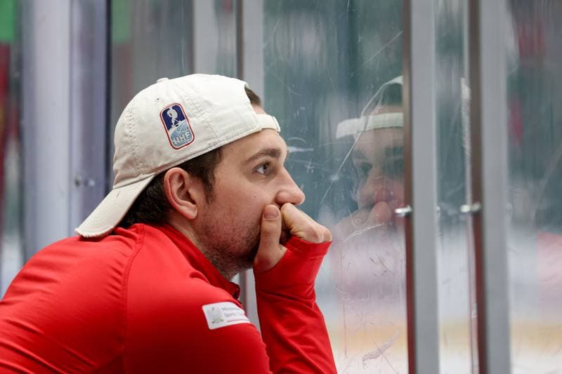 Ice Hockey. Poland national team. Training. 30.04.2024