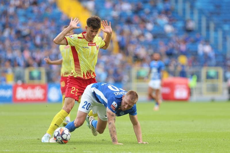 Football. Betclic I liga. Ruch Chorzow - Znicz Pruszkow. 28.07.2024