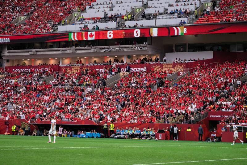 Football. FIFA World Cup 2026. Canada - Qatar. 18.06.2026