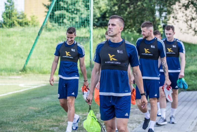 Football. Piast Gliwice. Training. 12.06.2019