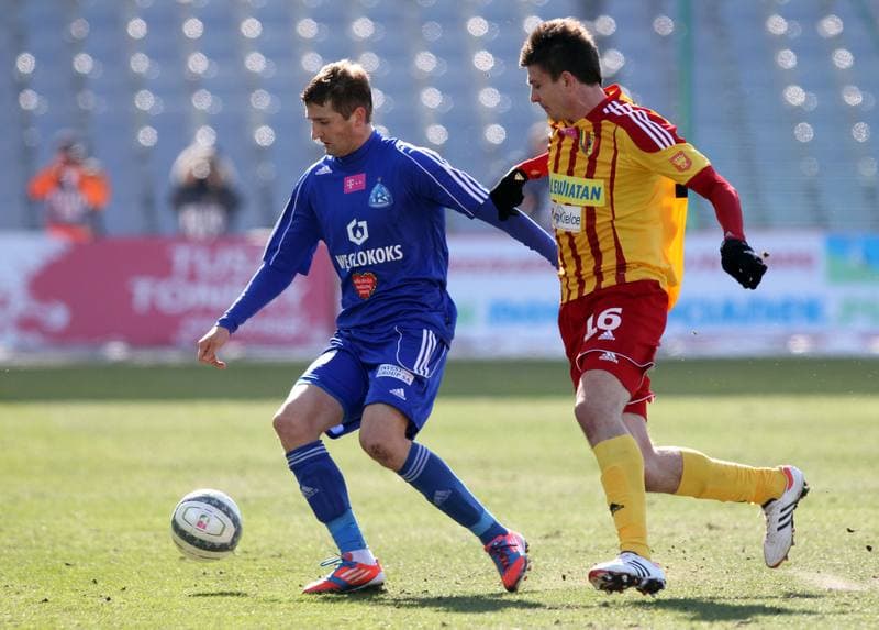Football. T-mobile Ekstraklasa. Korona Kielce - Ruch Chorzow. 16.03.2013