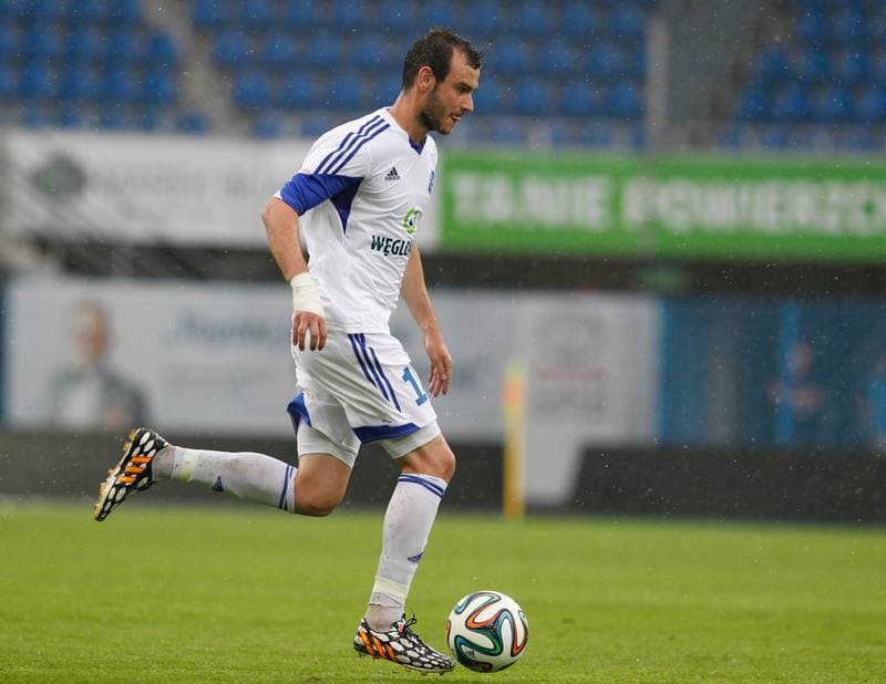 Football. UEFA Europa League. Ruch Chorzow - Esbjerg FB. 31.07.2014