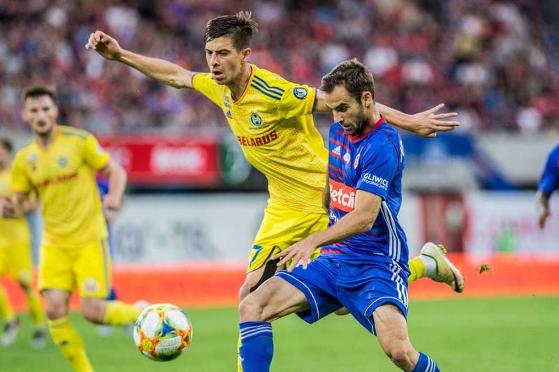 Football. UEFA Champions League. Piast Gliwice - BATE Borisov. 17.07.2019