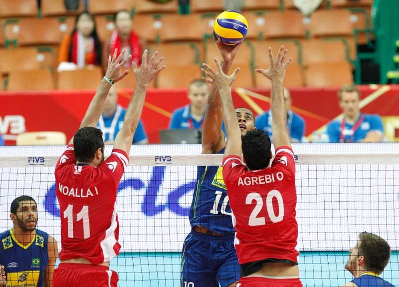 Volleyball. FIVB Men's World Championship. Brazil - Tunisia. 03.09.2014