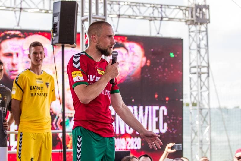 Football. Zaglebie Sosnowiec. Team Presentation. 20.07.2019