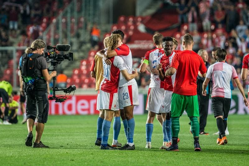 Football. UEFA Champions League. Slavia Prague - CFR Cluj. 28.08.2019