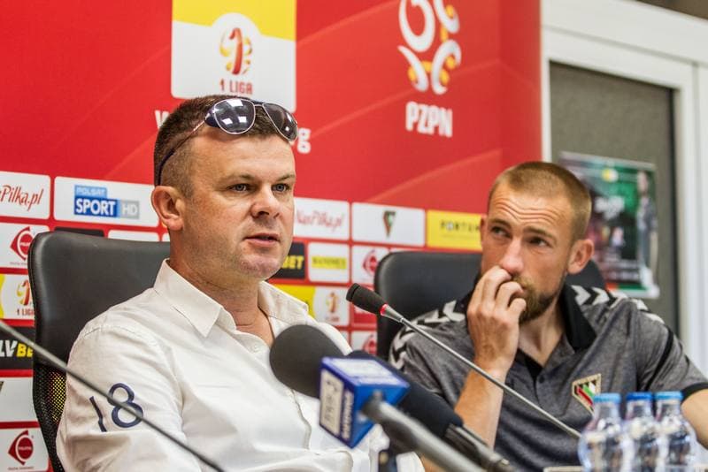 Football. Zaglebie Sosnowiec. Press Conference. 25.07.2019