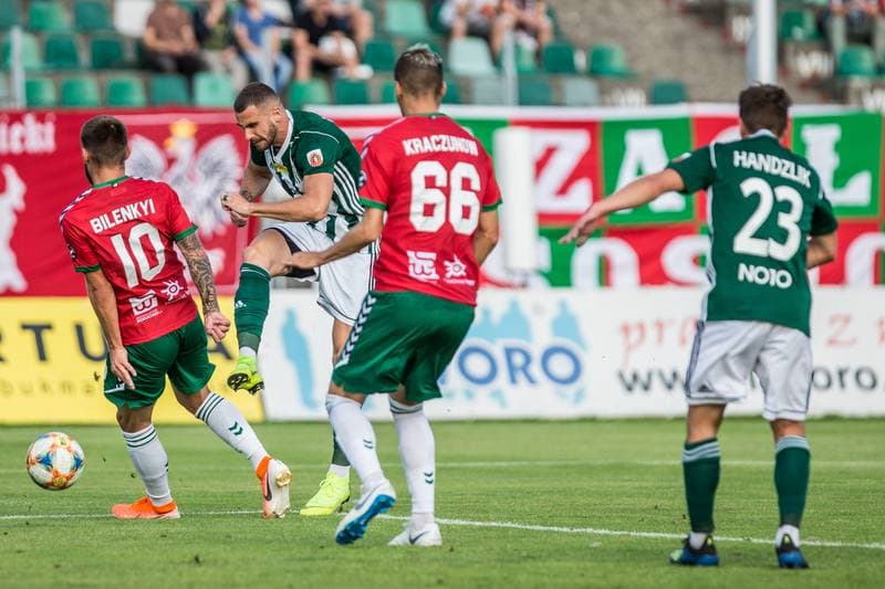 Football. Fortuna I Liga. Zaglebie Sosnowiec - Olimpia Grudziadz. 03.08.2019
