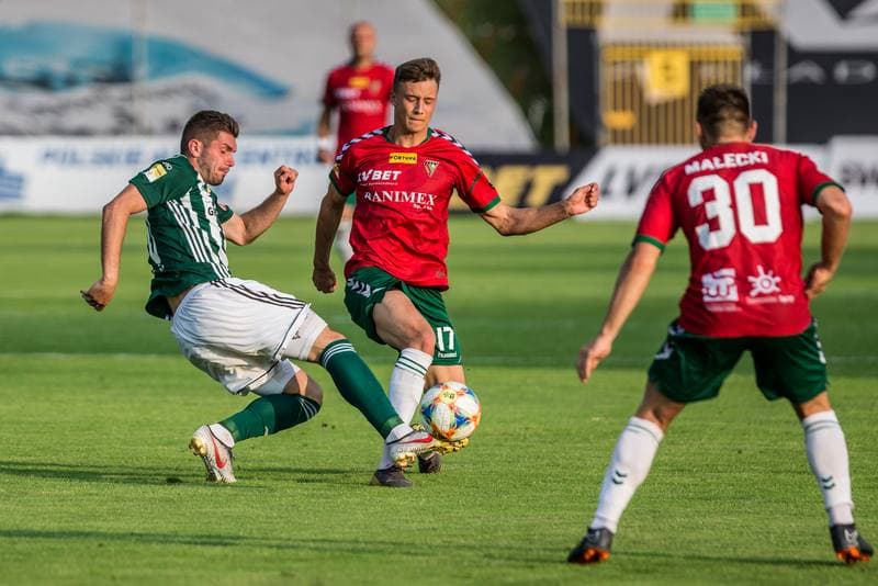 Football. Fortuna I Liga. Zaglebie Sosnowiec - Olimpia Grudziadz. 03.08.2019