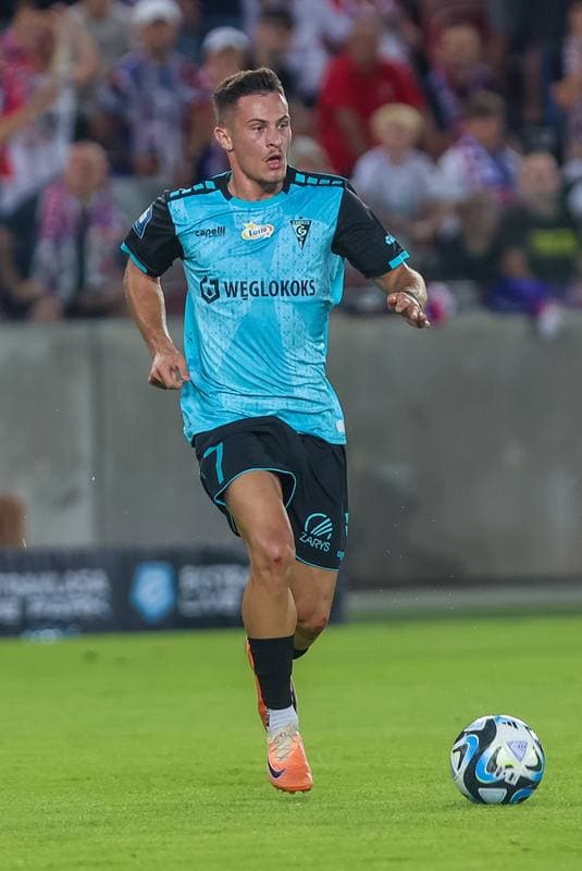 Football. PKO BP Ekstraklasa. Gornik Zabrze - Widzew Lodz. 18.08.2023