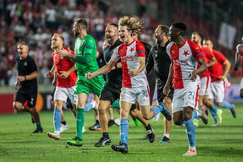 Football. UEFA Champions League. Slavia Prague - CFR Cluj. 28.08.2019