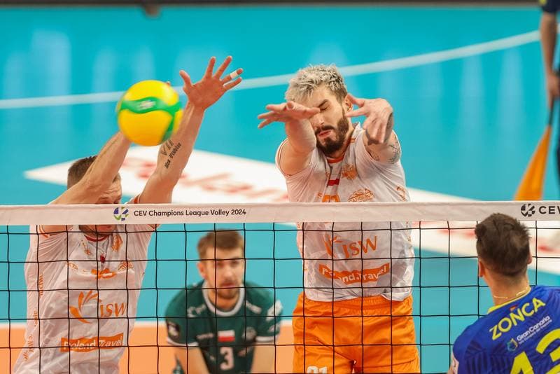 Volleyball. CEV Champions League. Jastrzebski Wegiel - Guaguas Las Palmas. 22.11.2023