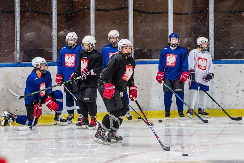 Ice Hockey. Poland national team. Training. 05.09.2019