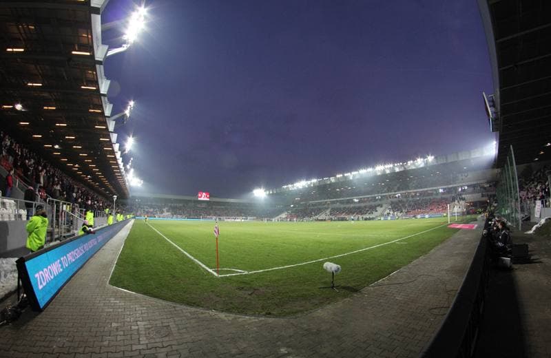 Football. T-Mobile Ekstraklasa. Cracovia Krakow - Lechia Gdansk. 18.02.2012