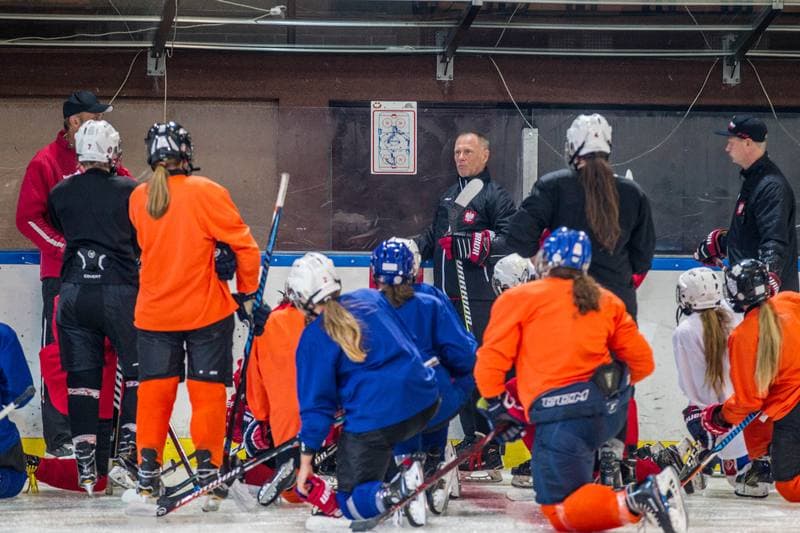Ice Hockey. Poland national team. Training. 05.09.2019
