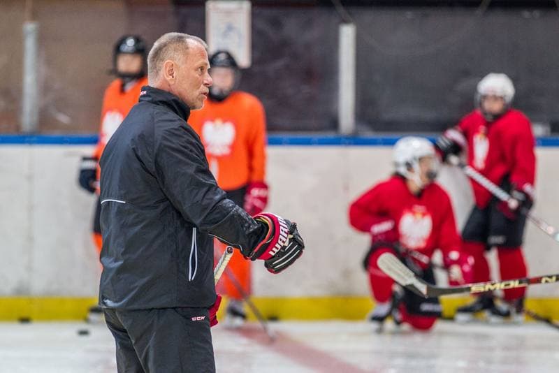 Ice Hockey. Poland national team. Training. 05.09.2019