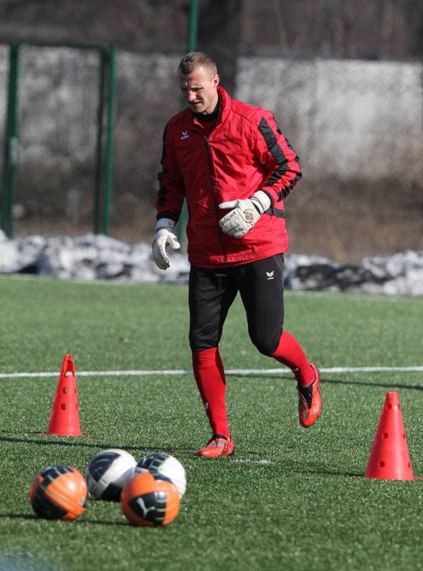 Football. Gornik Zabrze. Training. 05.07.2012