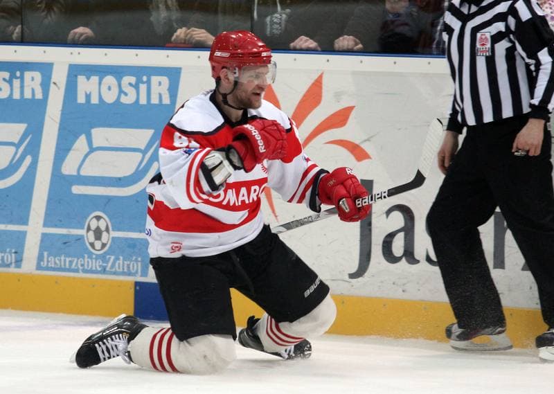 Ice Hockey. Polska Liga Hokejowa. JKH GKS Jastrzebie - Comarch Cracovia Krakow. 25.03.2013