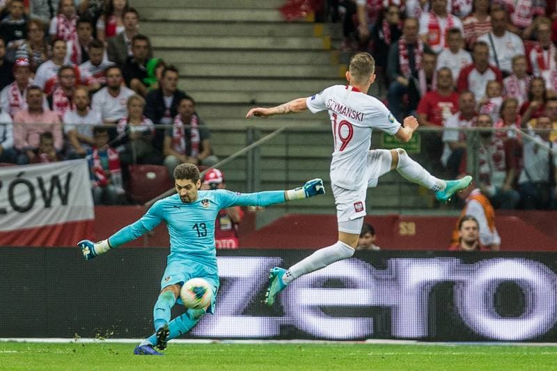 Football. Euro 2020 Qualifiers. Poland - Austria. 09.09.2019