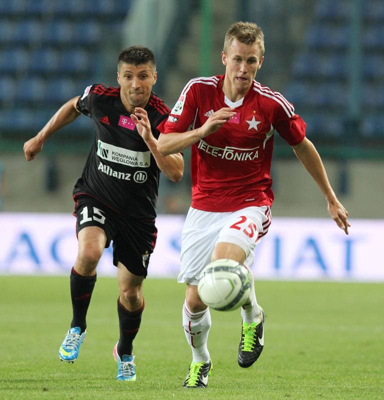 Football. T-mobile Ekstraklasa. Wisla Krakow - Gornik Zabrze. 19.07.2013