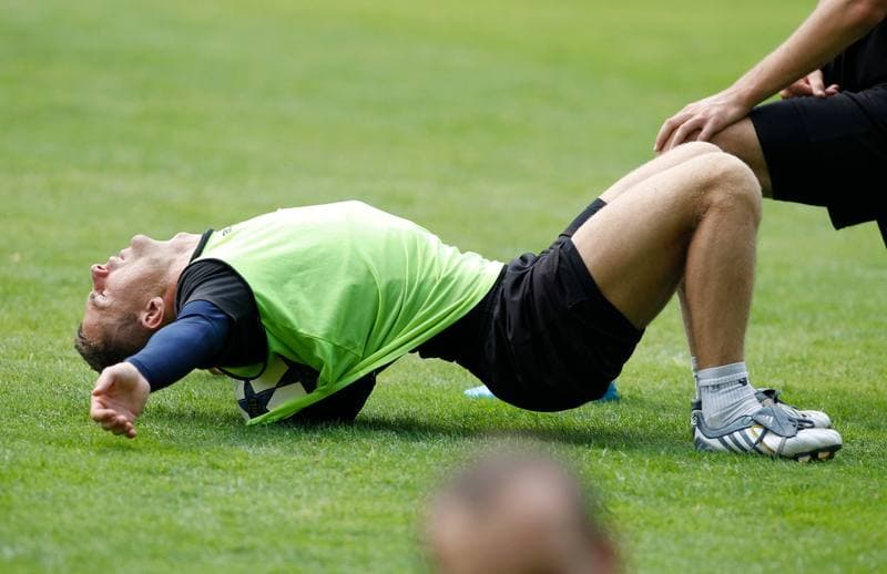 Football. GKS Katowice. Training. 28.05.2015