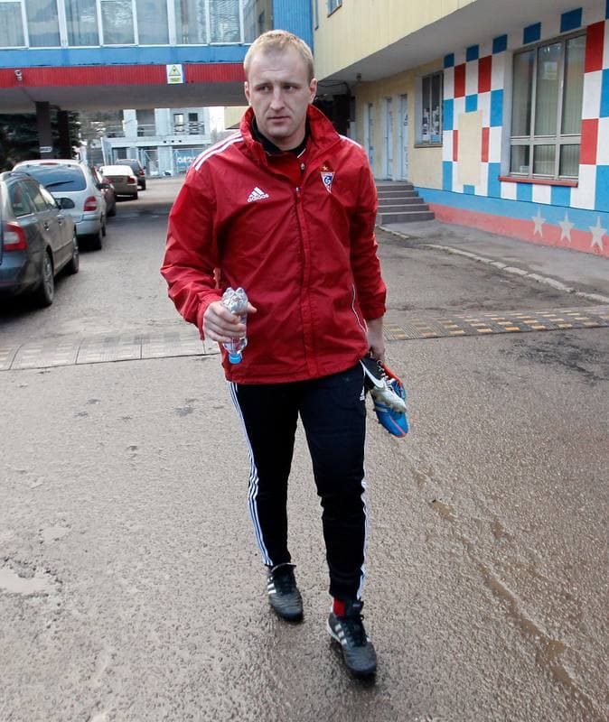 Football. Gornik Zabrze. Training. 08.01.2014