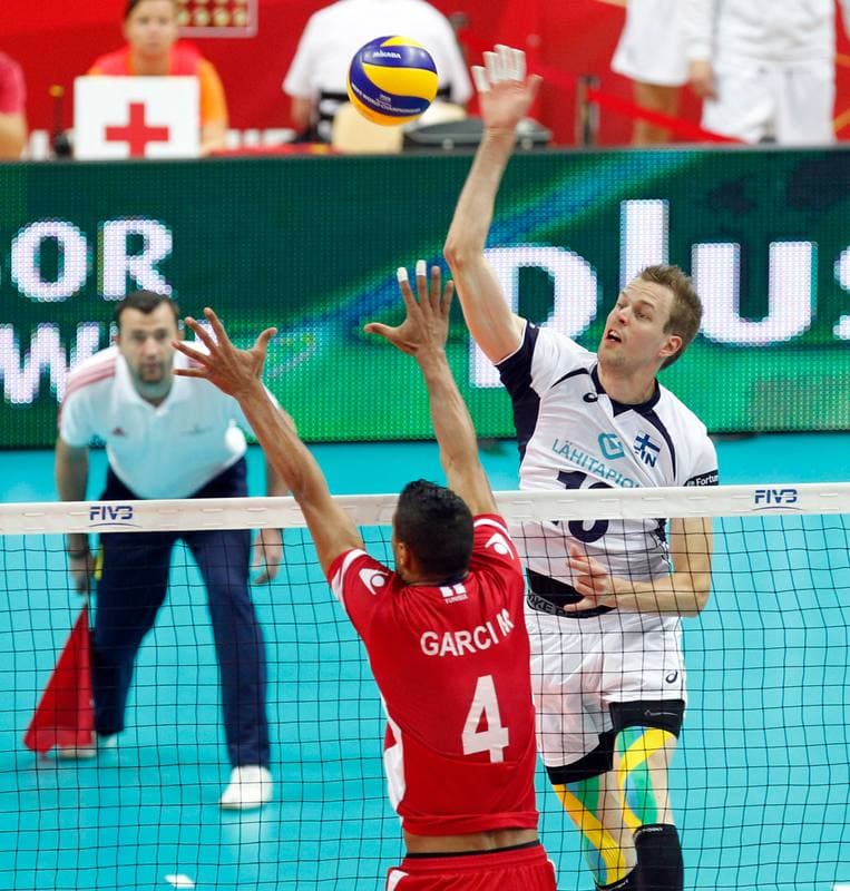 Volleyball. FIVB Men's World Championship. Tunisia - Finland. 07.09.2014