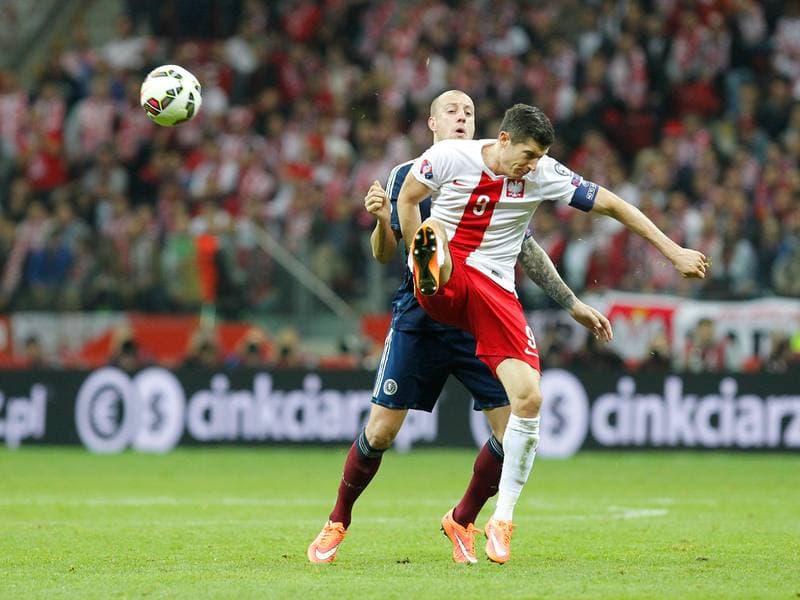 Football. UEFA European Qualifiers. Poland - Scotland. 14.10.2014