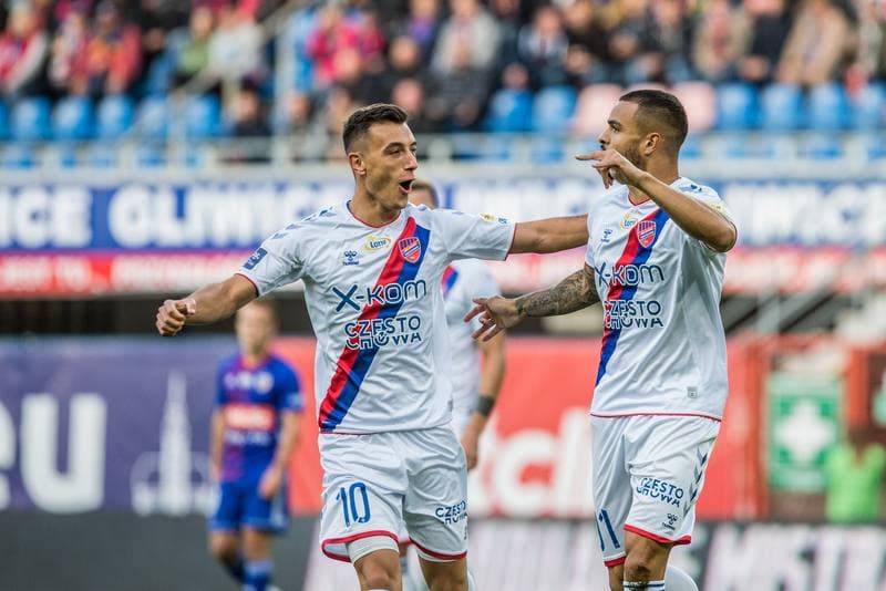 Football. PKO BP Ekstraklasa. Piast Gliwice - Rakow Czestochowa. 20.09.2019