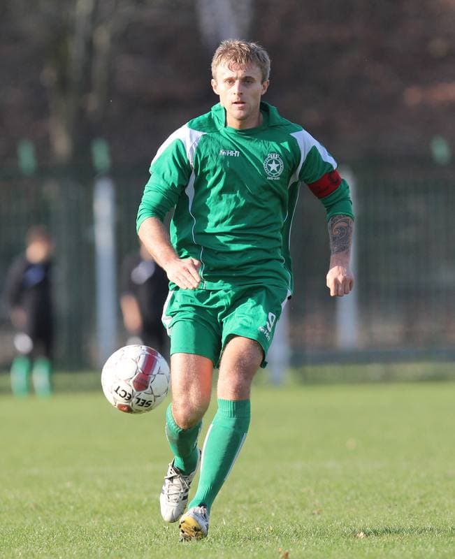 Football. III Liga Opolsko - Slaska. Grunwald Ruda Slaska - Rekord Bielsko Biala. 11.11.2014
