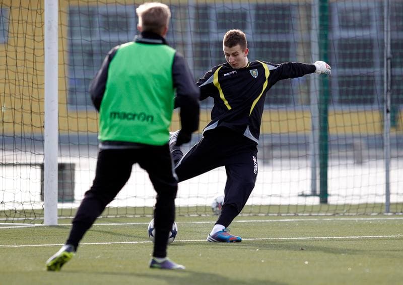 Football. GKS Katowice. Training. 28.05.2015