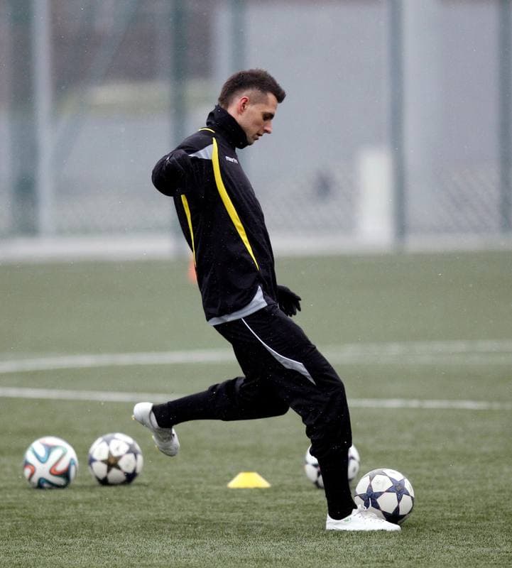 Football. GKS Katowice. Training. 28.05.2015