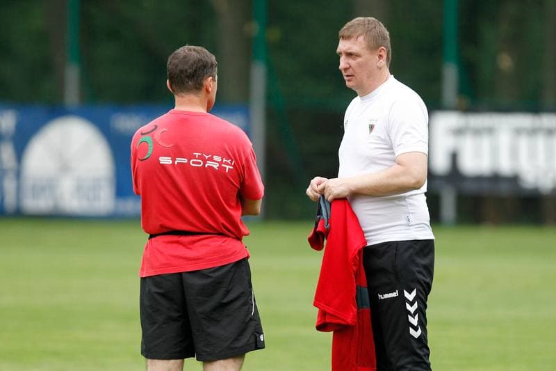 Football. GKS Tychy. Training. 27.06.2016