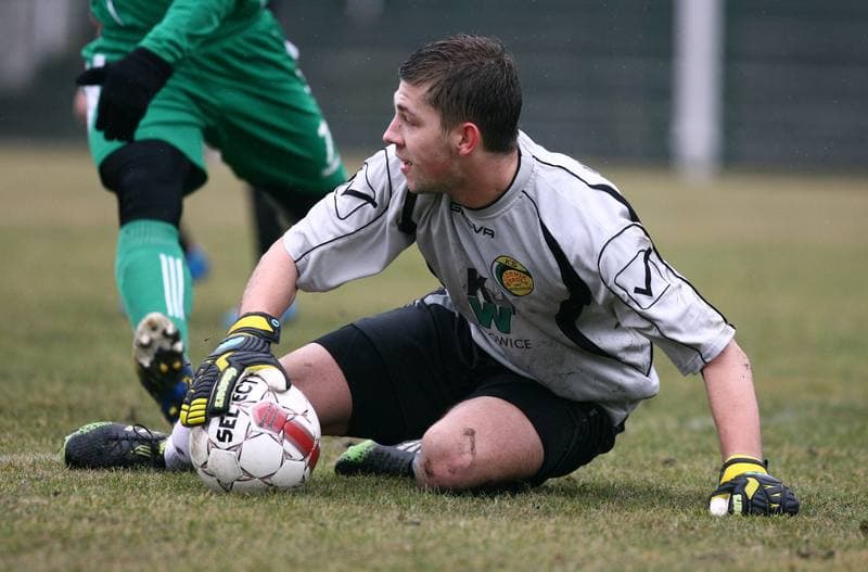 Football. III Liga. Grunwald Ruda Slaska - Gornik Wesola. 14.03.2015