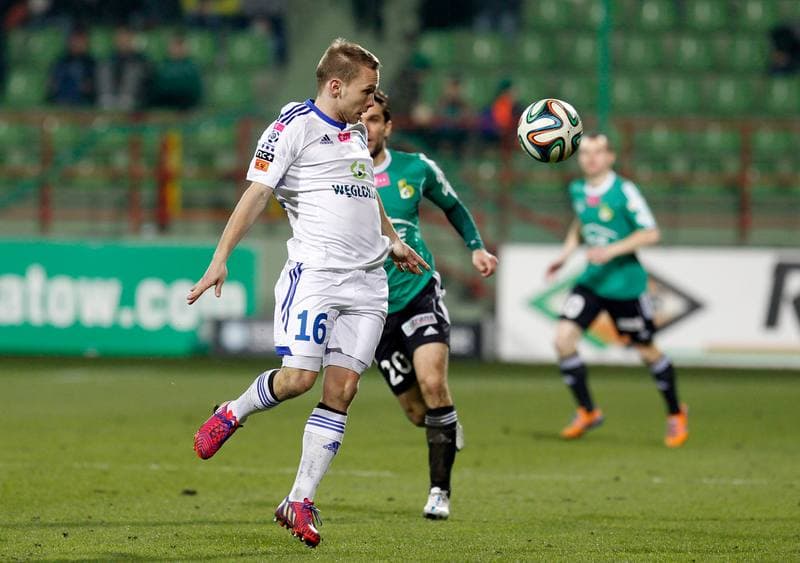 Football. T-Mobile Ekstraklasa. GKS Belchatow - Ruch Chorzow. 16.03.2015